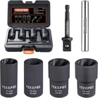 6 Pcs Lug Nut Removal Tool, 1/2-INCH Drive Impact Twist Socket Set & Bolt Extrac New. Price: $33.68.