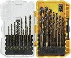 Dewalt Drill Bit Set, 21-PIECE, 135 Degree Split Point, 31 Helix, Black New. Price: $40.07.