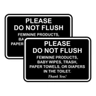 Classic Framed Please Do Not Flush Thank You Bathroom Etiquette Sign - 5" X 7... New. Price: $32.20.