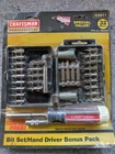 Sears Craftsman Professional Screwdriver Bit Set Hand 32PC Usa 25647 Nos New. Price: $45.50.