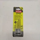 Ryobi Titanium Pilot Drill Set Hex Shank High Speed Steel 4 Piece New. Price: $7.49.