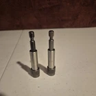 (2) Apex Tool Group QR-M-490-A Bit Holder, 1/4", 2-15/16" Used. Price: $20.00.