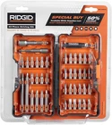 Ridgid 43-PIECE Driving Set With Hard Case AC10D43, Alloy Steel New. Price: $53.89.