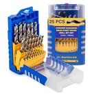 Fisch Brad Point Drill Set, 25-PIECE Chrome Vanadium Wood Bits, Sizes New. Price: $103.99.
