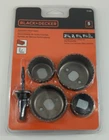 Black & Decker Hole Saw Kit Assorted 5-PIECE #71-120 New. Price: $9.99.