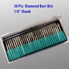 30 Pcs Diamond Burr Bits For Chicago Craftsman Rotary Tool 1/8" Shank 40 Grits New. Price: $8.25.