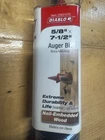 Diablo DAG1070 Auger Bit 5/8 X 7-1/2 Long New In Package. Price: $11.00.