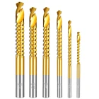 8 Pack Titanium Coated Hss Twist Drill Bits, 3-10MM Serrated Side Cutting New. Price: $11.54.