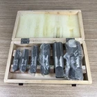 6-PIECE Carbon Steel Npt Pipe Tap Set Thru 1-1/4 Original Wood Case Open. Price: $55.00.
