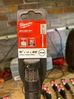 Milwaukee 48-20-4410 Spline Bit 4-CUTTER 1-3/8 In. X 17 22 Nos Qty New. Price: $74.00.