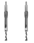 Square Hole Drill Bit 2PCS 3/8" Woodworking Mortise Hollow Chisel New. Price: $37.09.