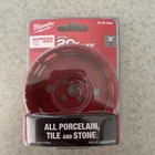 Milwaukee Tool 49-56-5669 3" Diamond Max Hole Saw 58-08-1814 76MM New. Price: $32.00.