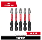 Milwaukee Shockwave Impact Duty In. Square #2 Alloy Screw Driver Bit 5 Pack New. Price: $14.79.