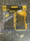 Dewalt Oxide Drill Bit Set, 20-PIECE (DW1177) (black & Gold) New. Price: $29.99.