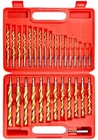 30 Pcs Impact Twist Drill Bit Set 1/16"-1/2" Hex Shank Hss Titanium New. Price: $37.56.