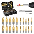 Dtructiew 22PCS Screw Extractor Set Hss 6542 Titanium Easy Out Kit For Removing New. Price: $31.65.