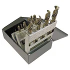 Chicago-latrobe 69856 15PC 135 Degree Heavy-duty Cobalt Screw Machine Drill Set New. Price: $134.99.