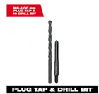 Milwaukee Tool 49-57-5536 M6-1.00 Mm Straight Flute Plug Tap & No. Drill Bit New. Price: $11.45.