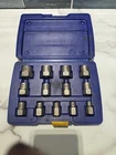 Irwin Hanson 13PC 3/8"/HEX Drive External Bolt Extractor Set Sae/ Metric #54113 Used. Price: $99.99.