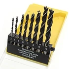 Topzone Pieces 1/8" - 3/8" Brad Point Drill Bits Set For Wood Black New. Price: $12.44.