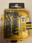 Dewalt Maxfit Ultra 1-IN. Steel Screwdriving Bit Set, DWA1PH2UMF15 (15-PC) New. Price: $14.70.
