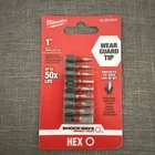 Milwaukee Tool 48-32-4616 Shockwave Impact Hex Insert Bit Set -9PC Open. Price: $39.99.