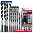 Dcwecher 10-PCS Masonry Concrete Drill Set, Heavy-duty Fo New. Price: $14.48.