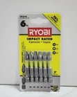Ryobi AR2048 Impact Drive Bit Set 6 Piece PH2 SQ2 T25 New. Price: $8.99.