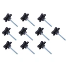 Taytools Lot 10 Each 2" Star Knobs Male Threads Threaded Stud 1/4"-20 New. Price: $19.67.