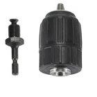 Keyless 1/2" Drill Chuck Coversion With 1/2-20 Unf Mount 1/4" Hex Shank... New. Price: $39.94.