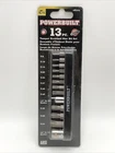 Powerbuilt - 13 Piece Tamper Resistant Star Set, Torx Bits, T8 T55 New. Price: $12.95.