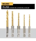 2 Pack Dewalt Impact Ready Titanium Nitride Coated Drill Bit Set, 5PC (DD5155) New. Price: $15.38.