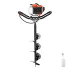 Vevor Post Hole Digger 43CC Gas Powered Earth With 8" Auger Drill Bit New. Price: $125.90.