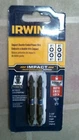 Irwin 1870982 #1 Impact Double Ended Power Bits, Free Shipping New. Price: $10.00.