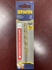 3PIECES Of The Irwin 63916 1/4" Titanium Nitride Coated Metal Drill Bit #I-13 New. Price: $14.40.
