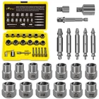 Topec 21PCS Bolt & Screw Extractor Kit, 3/8" Drive Nut Remover, Cr-mo Steel New. Price: $52.99.