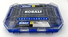 Kobalt 100 Piece Screwdriver Bit Set 1483287 New. Price: $21.99.