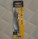 Dewalt DD5132 1/2 In Titanium Drill Bit 1/4 Hex Shank Impact Ready New. Price: $11.98.