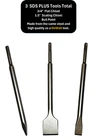 3 Piece Sds-plus Chisel, Set For Plus+ Rotary Hammers Dewalt Quality New. Price: $29.50.