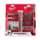 Milwaukee 48-32-4023 Shockwave Impact Duty Steel Driver Bit Set (45-PIECE) New. Price: $23.00.