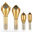 Comoware 4PCS Titanium Coated Chamfer Tool Hss Bit 90-DEGREE Countersink New. Price: $11.99.