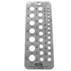 Sqxbk Drill Gauge Stainless Steel Bit Size Checker Plate Measuring... New. Price: $13.35.