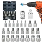 Greywolf 26 Pcs Screw Extractor Set With 3/8 Inch Drive, Hex Head Multi-splin... New. Price: $47.91.