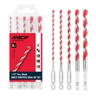 Macp Multi-purpose Carbide Tip Drill Bit Set 5 Pcs Hex Shank Masonry ... New. Price: $18.42.