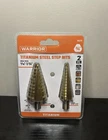 Warrior Titanium-coated High-speed Steel Step Bit Set 2-PIECE New. Price: $8.00.
