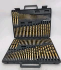 Grizzly Industrial T33688 Hss Titanium 135 Degree Drill Bit Set, 115 Pc. New. Price: $74.99.