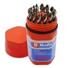 Highfire 29 Pieces Hss Stepped Point Drill Bit Set 1/16"-1/2", Gold And Black... New. Price: $226.84.
