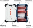 New Bosch Piece Impact Tough Screwdriving Custom Case System Set SDMS24, 24PC. Price: $14.99.