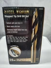 Nib Steel Vision 29PC Stepped Tip Drill Bits #63200/M35 Tungsten/with Case New. Price: $158.49.