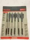 Disston Turbo Bit 6-PIECE Homeowner Spade Set New. Price: $11.95.